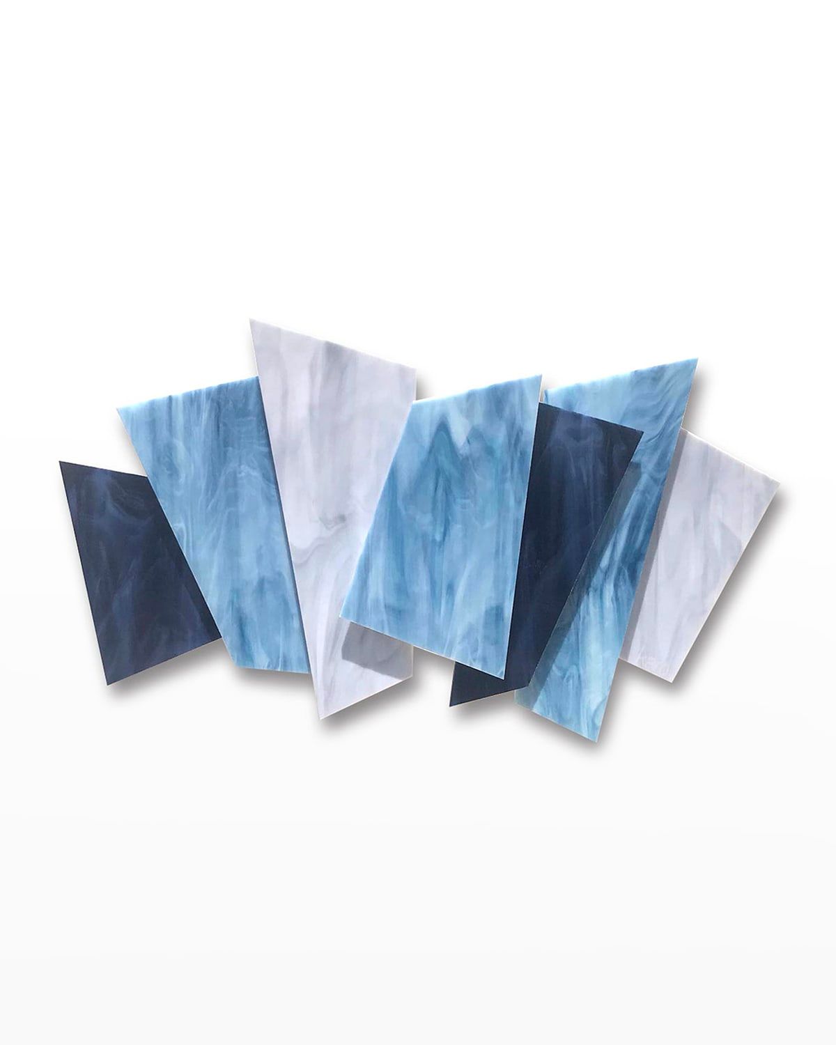 Glass and Metal Wall Sculpture