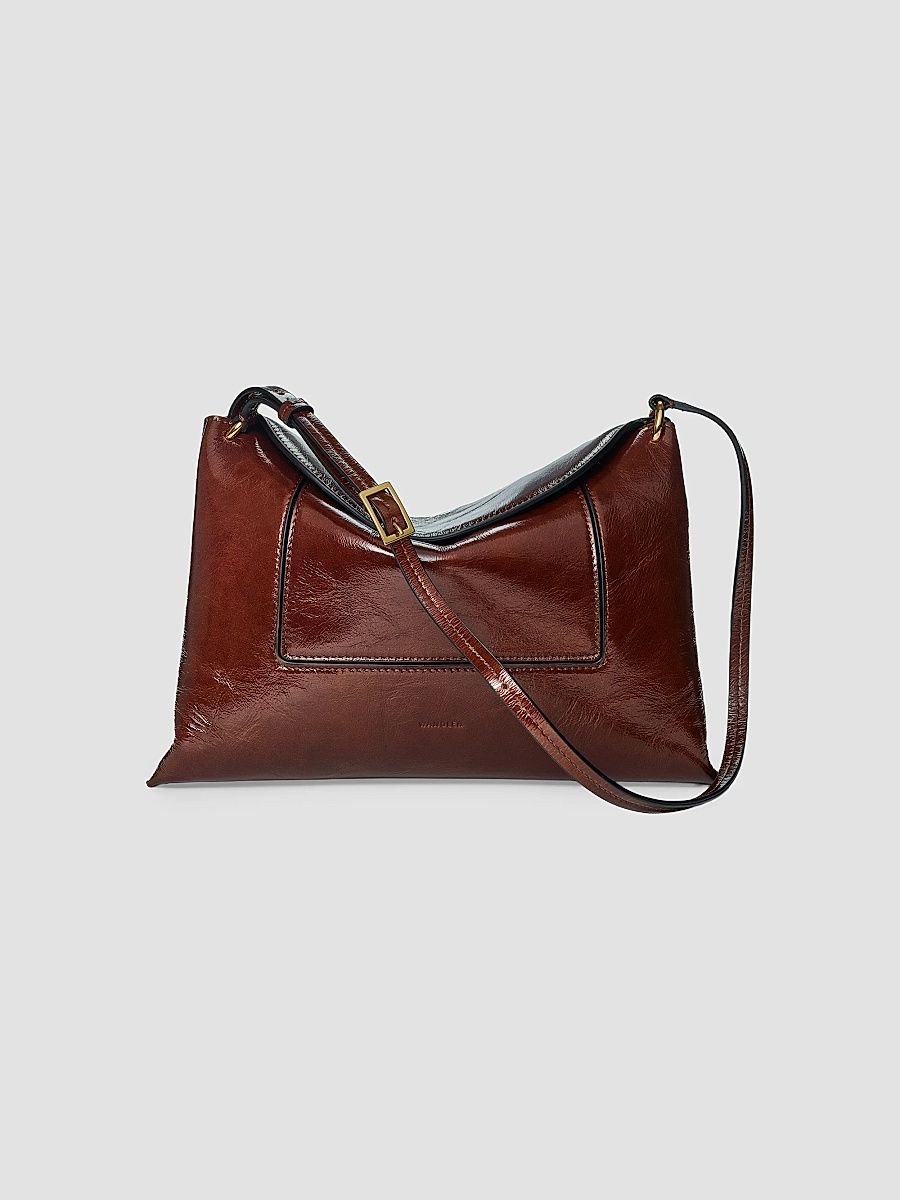 Wandler Women's Penelope Leather Slouch Bag - Chestnut Glaze