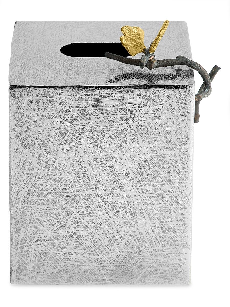 Butterfly Ginkgo Tissue Box Holder