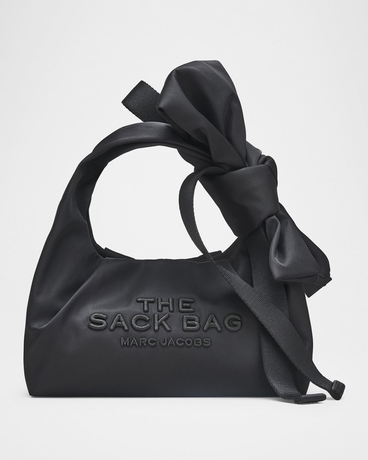 The Sack Bow Nylon Top-Handle Bag
