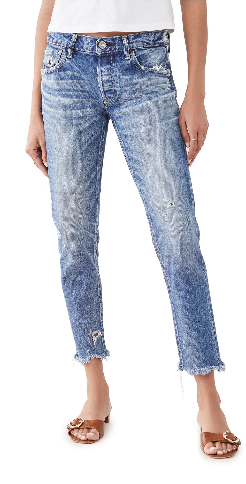 MOUSSY VINTAGE Keller Tapered Blue Jeans Blu 30