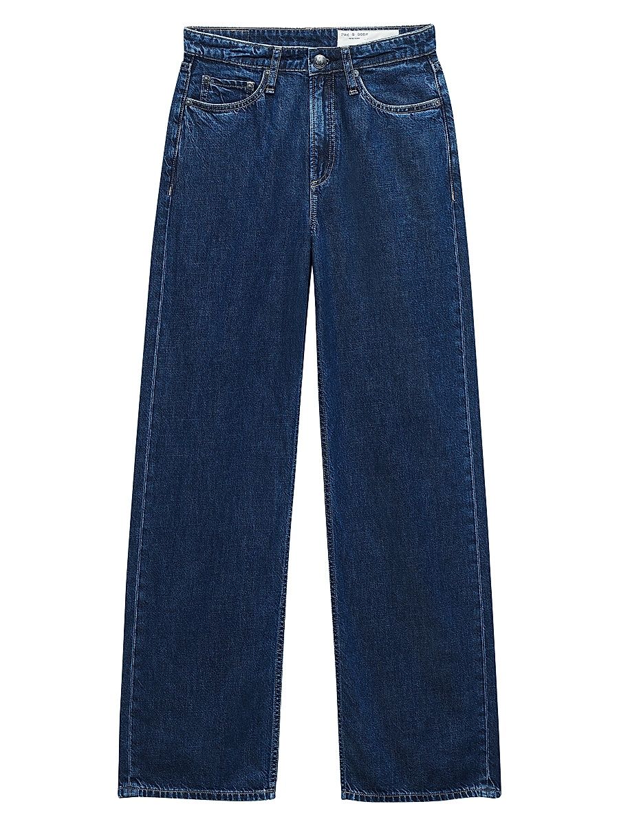 Women's Logan Mr Wide Leg Mid-Rise Jeans - Wellbrook - Size 32