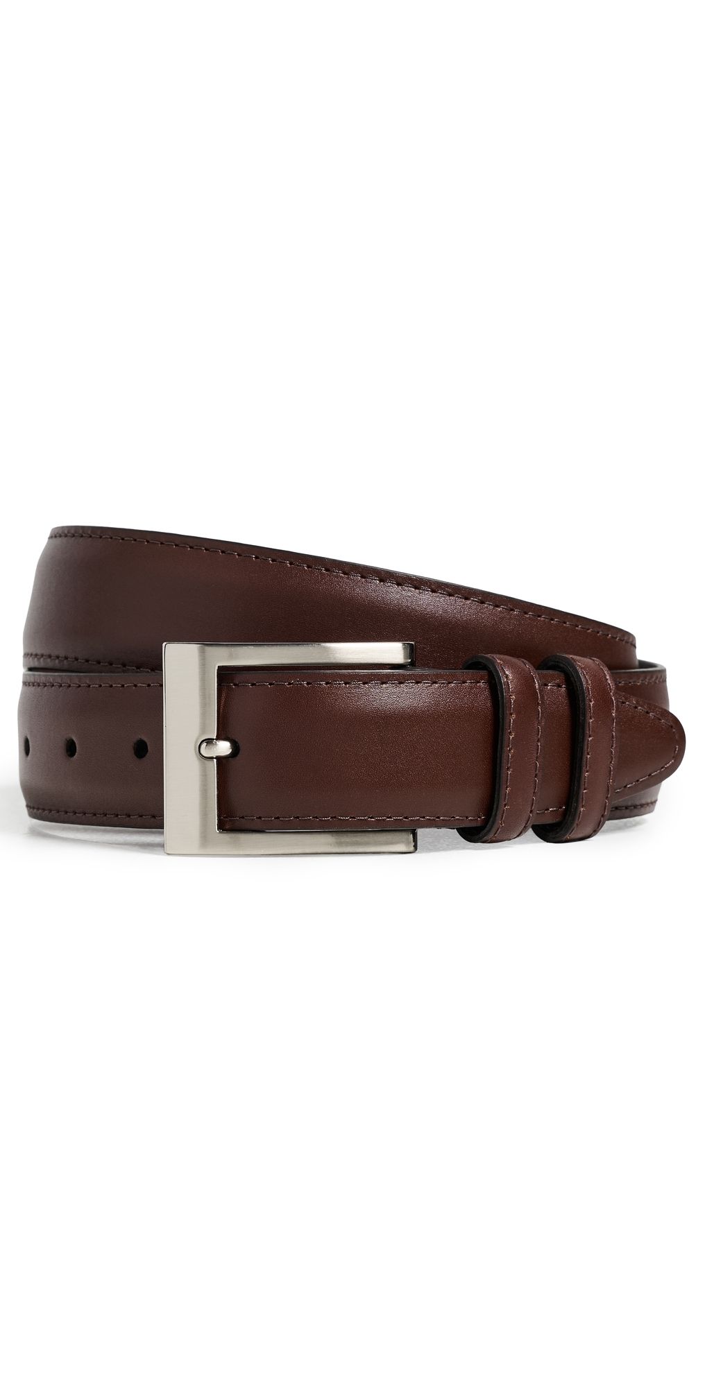 Allen Edmonds Wide Basic Dress Belt Mahogany Leather 40