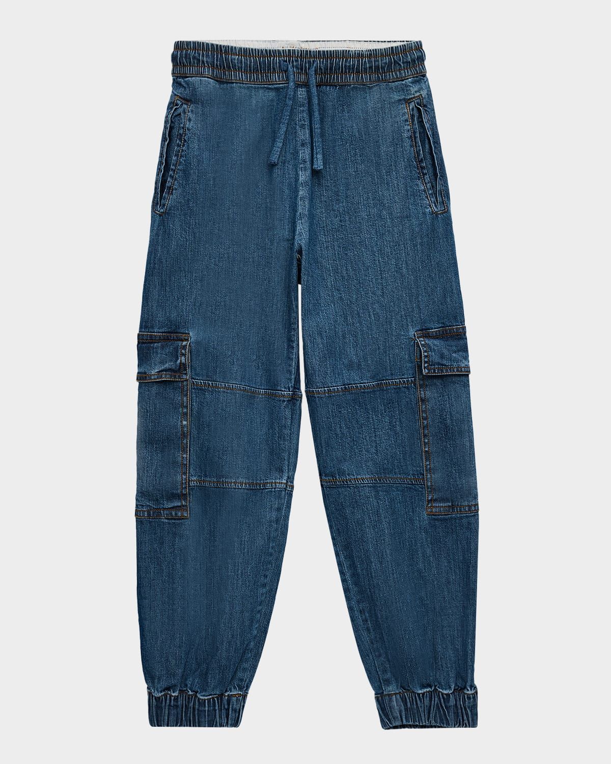 Girl & apos;s Aliki Chambray Joggers