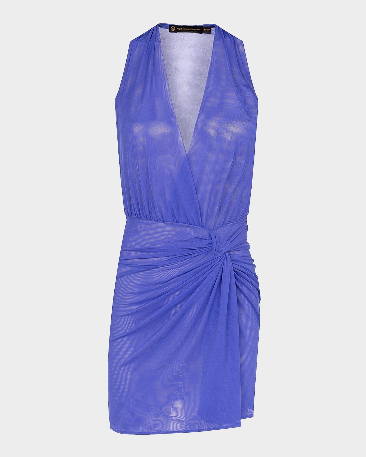 Solid Karina Sheer Sun Dress Coverup