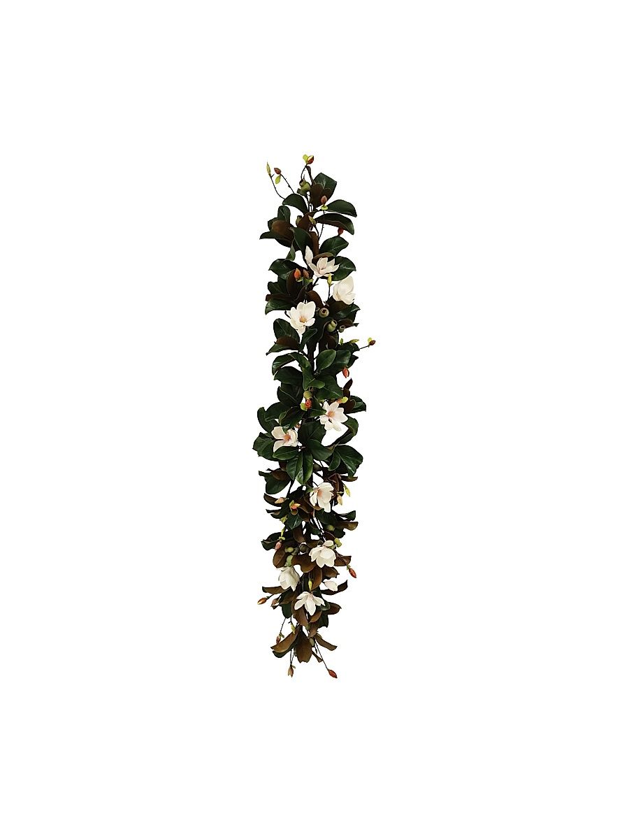 Deluxe Artificial Magnolia Garland