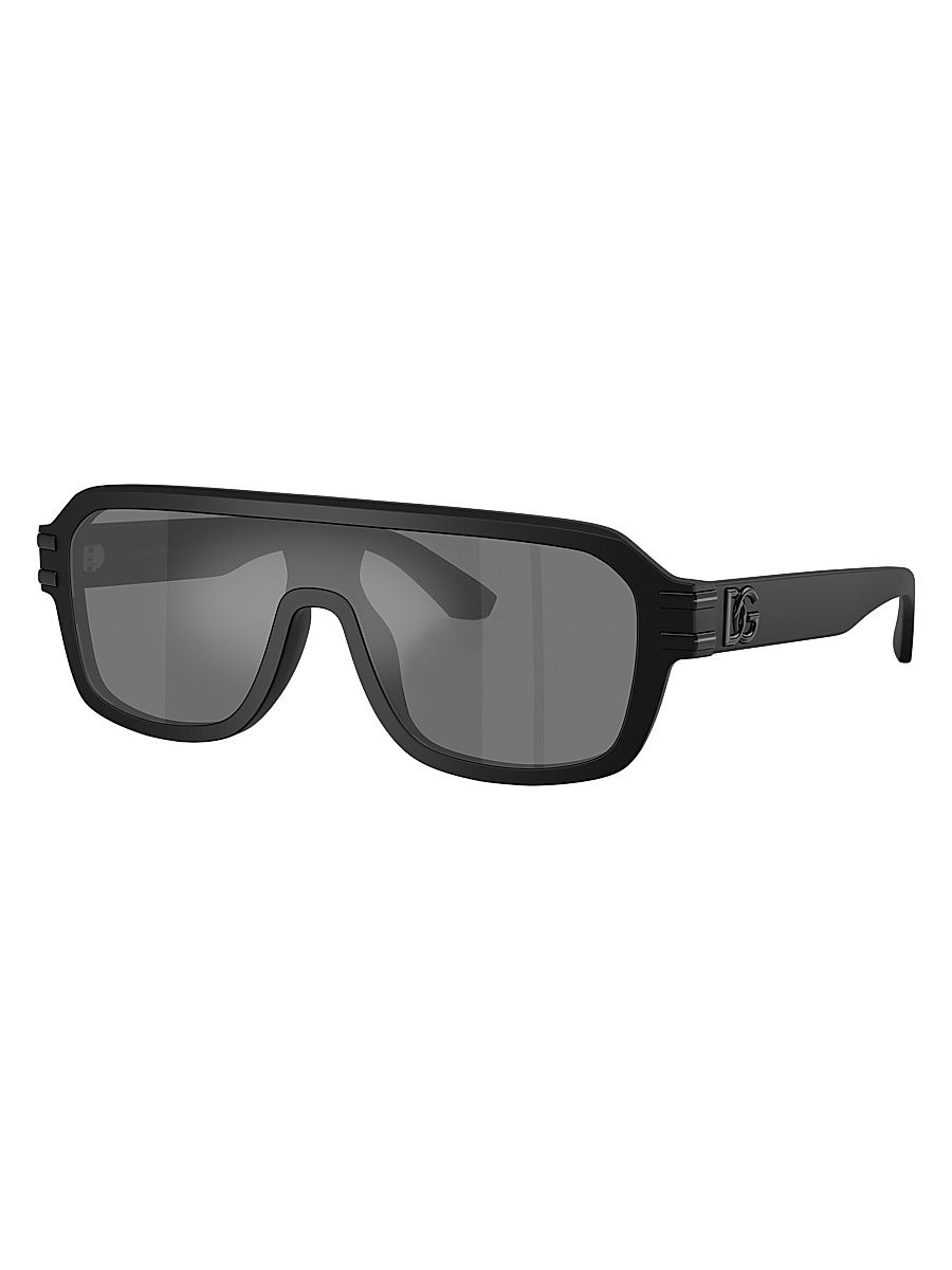 Dolce & Gabbana Men's Aviator Sunglasses - Matte Black
