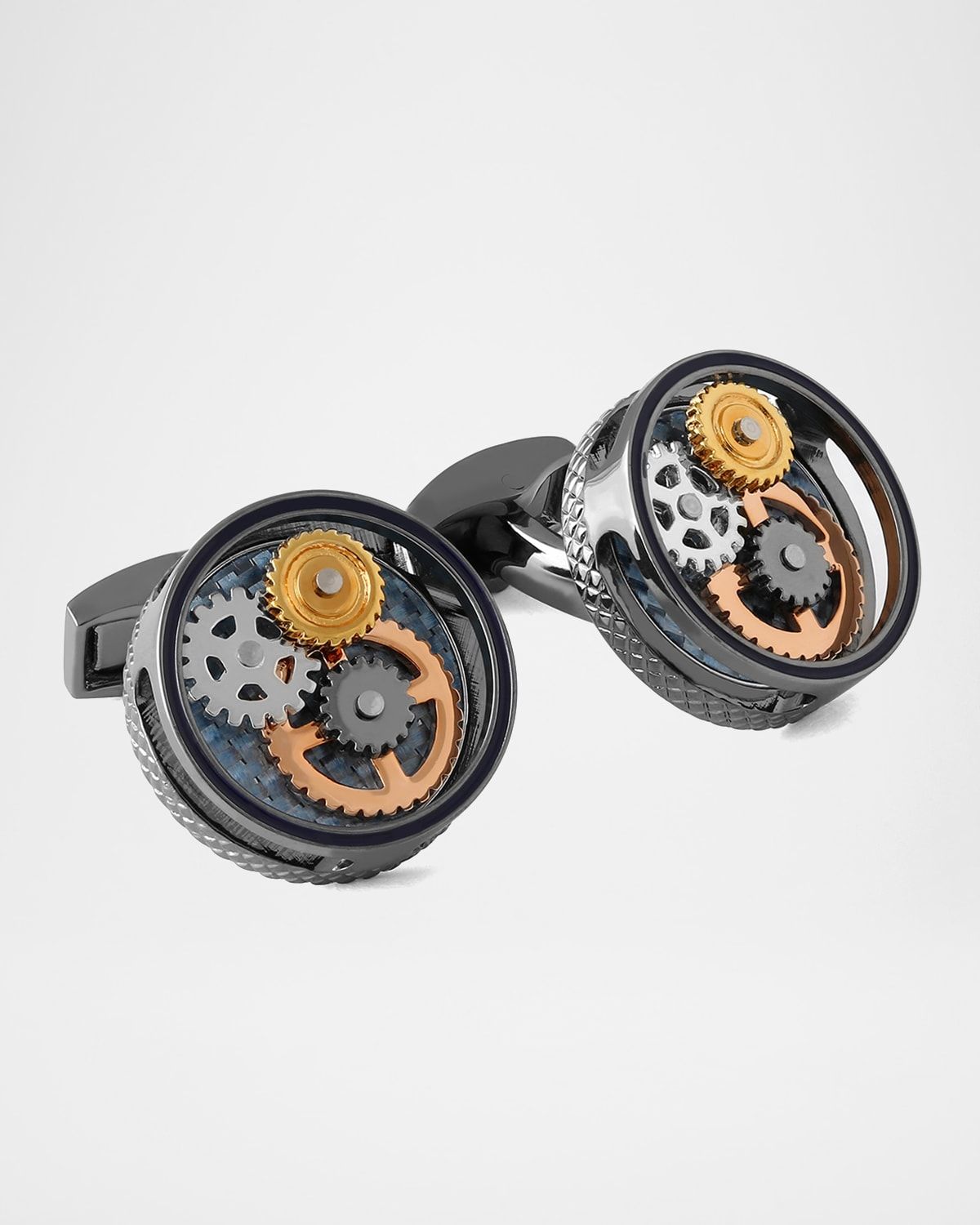 Multicolor Gear Cuff Links