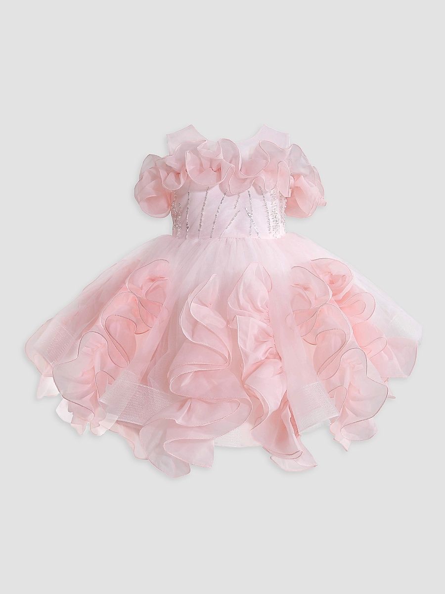 Little Girl's & Girl's Zaria Dress - Pink - Size 11