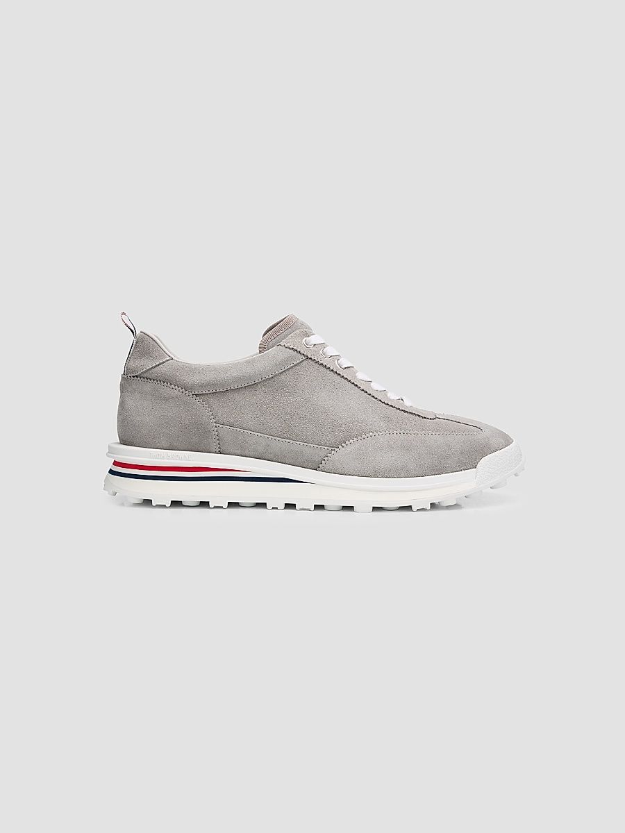 Men's Soft Tech Runner Low-Top Sneakers - Light Grey - Size 9