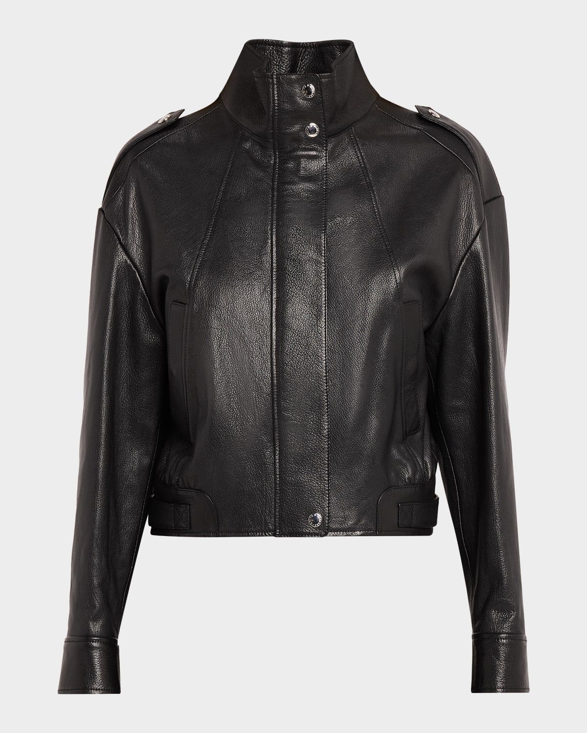 Plonge Leather Moto Jacket