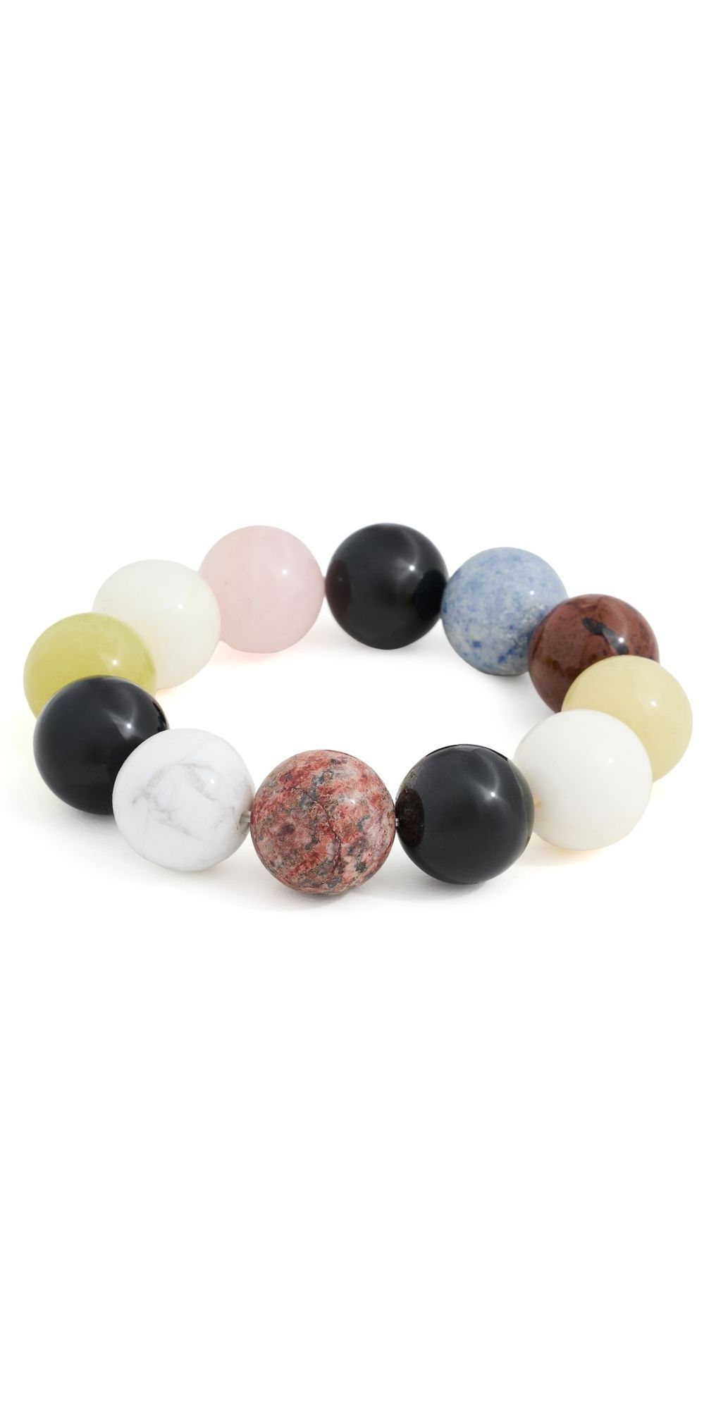 JIA JIA Multi Gemstone Jumbo Sphere Bracelet Rainbow One Size