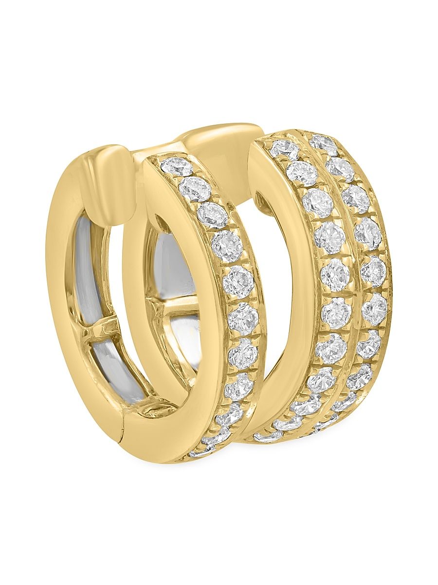 Women's 14K Yellow Gold & 0.29 TCW Diamond Ear Cuff - Yellow Gold