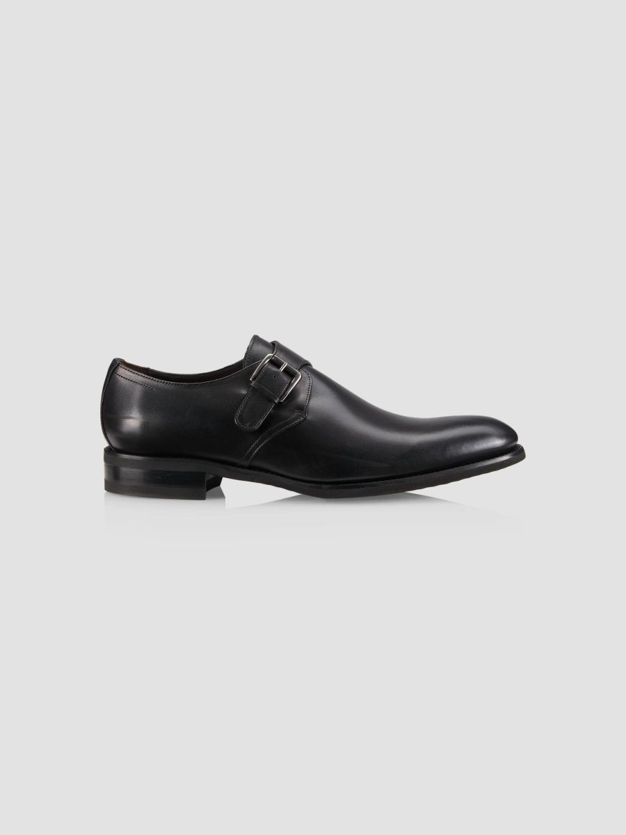 To Boot New York Men's Esteban Leather Monk-Strap Oxfords - Nero - Size 11