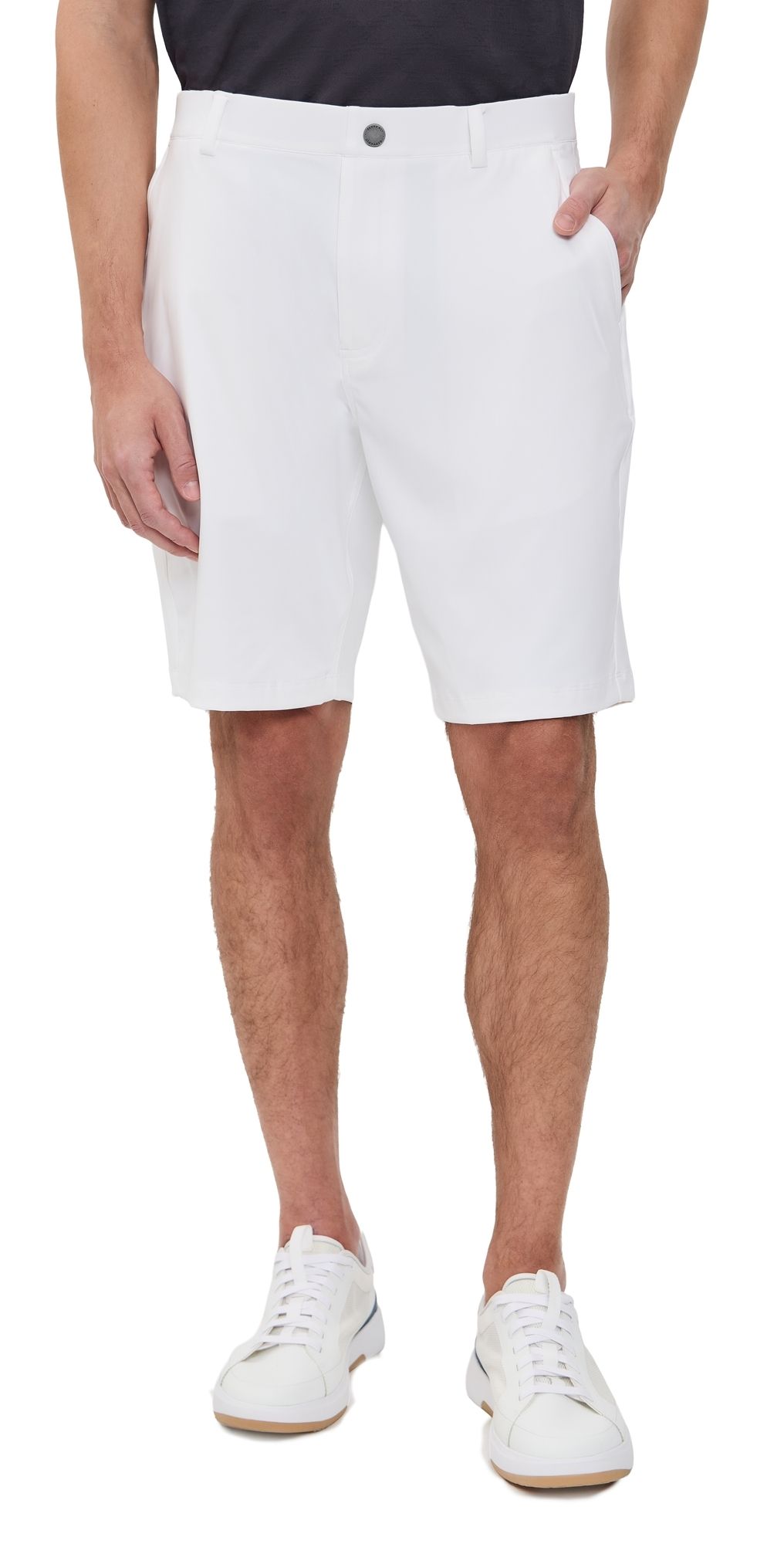 Redvanly Varick Pull On Shorts 9 Bright White S