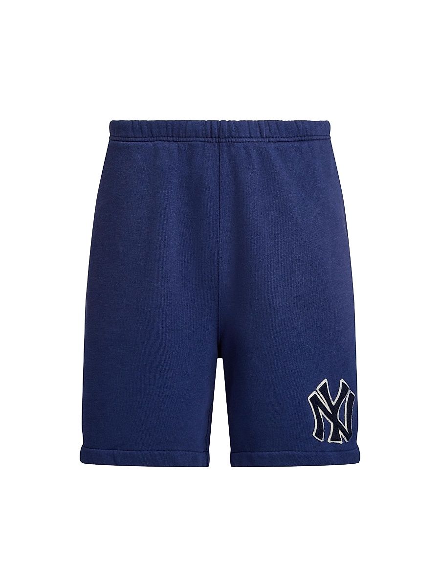 Men's Yankees Vintage Fleece Shorts - Dark Cobalt - Size Large
