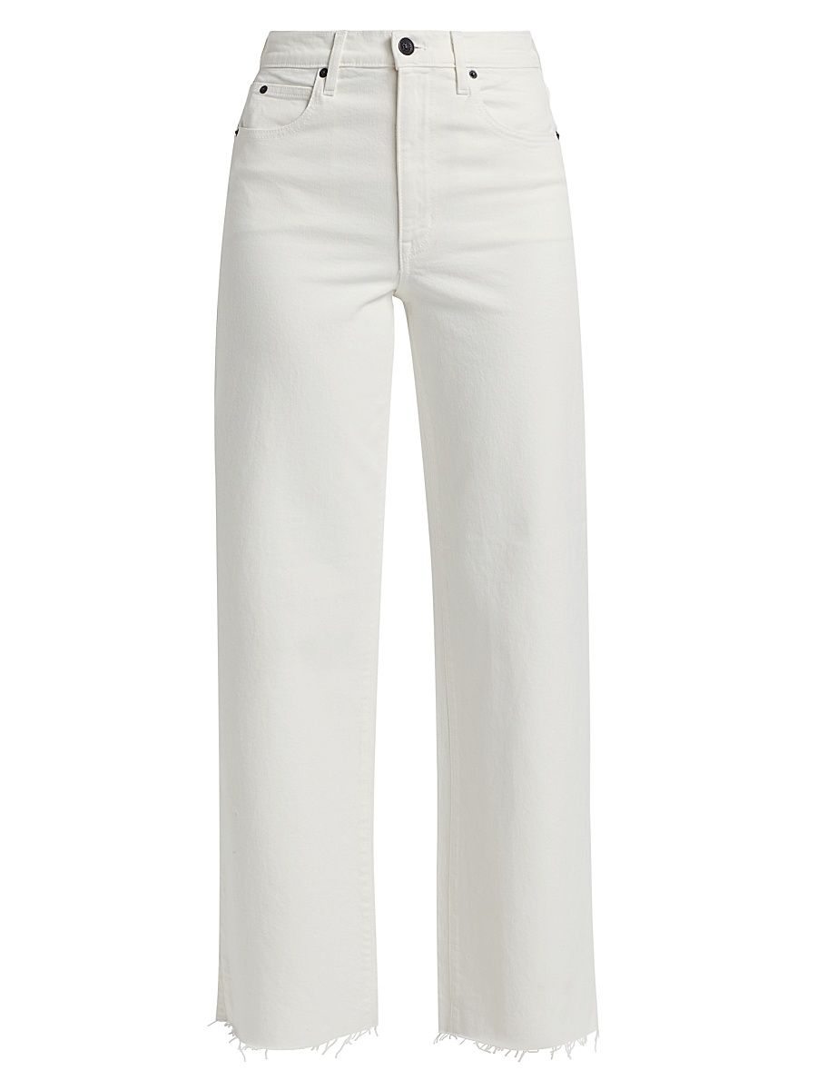 Women's Grace Crop High-Rise Jeans - White - Size 30