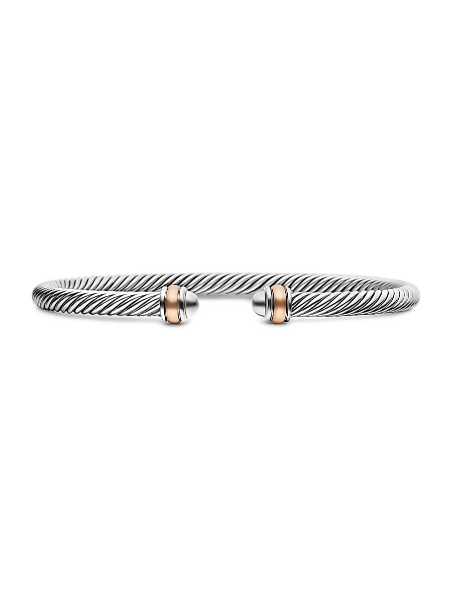 Women's Cable Classics Bracelet in Sterling Silver - Silver - Size Medium