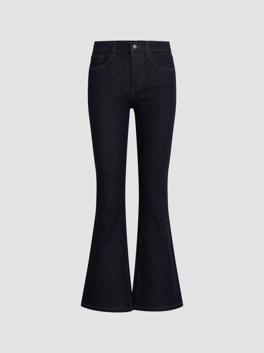 Favorite Daughter Women's The Maurice Flare Mid-Rise Jeans - Oxford - Size 32