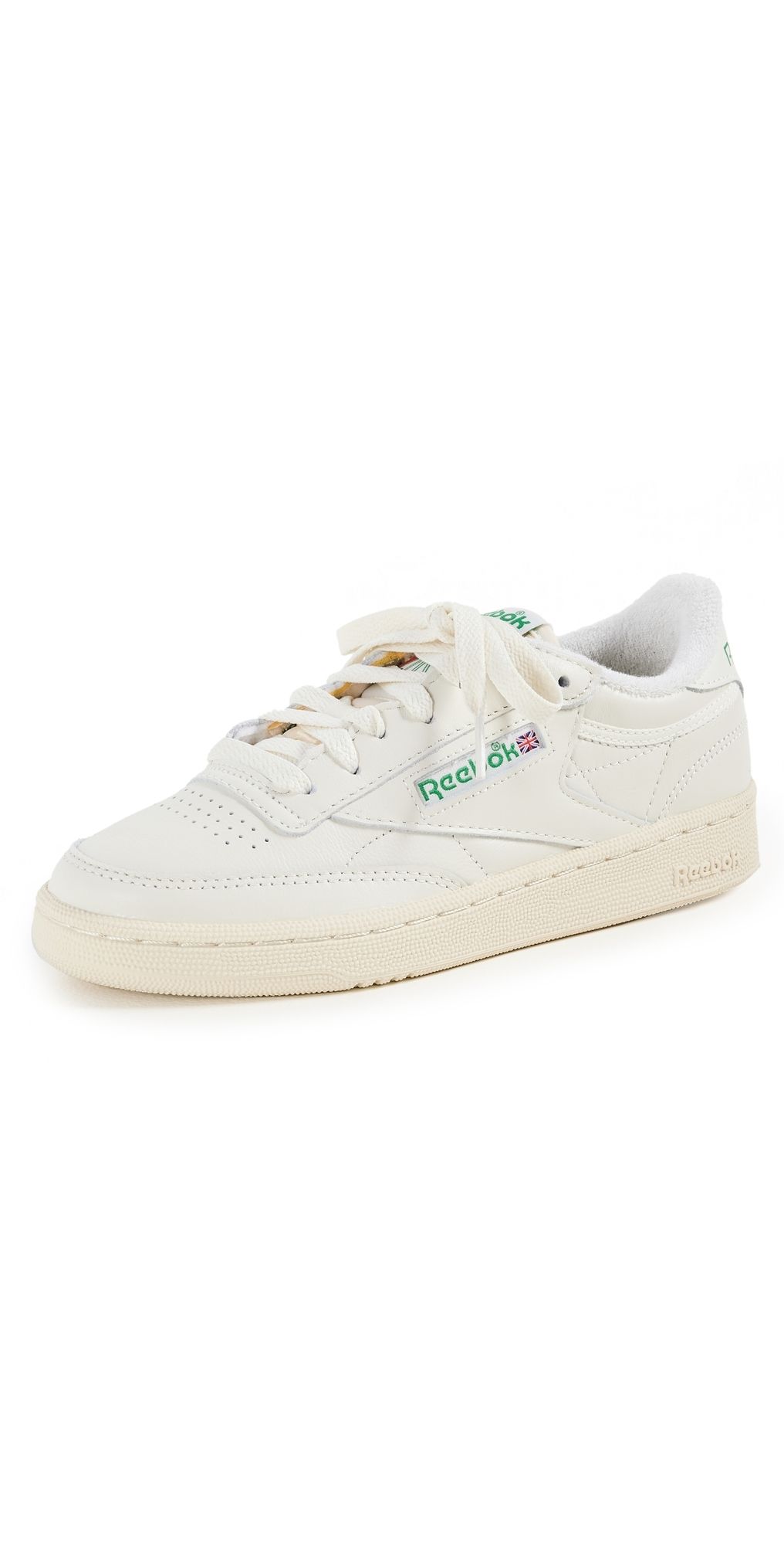 Reebok Club C 85 Vintage Unisex Sneakers Chalk/Alabas/Glegrn M 3.5/ W 5