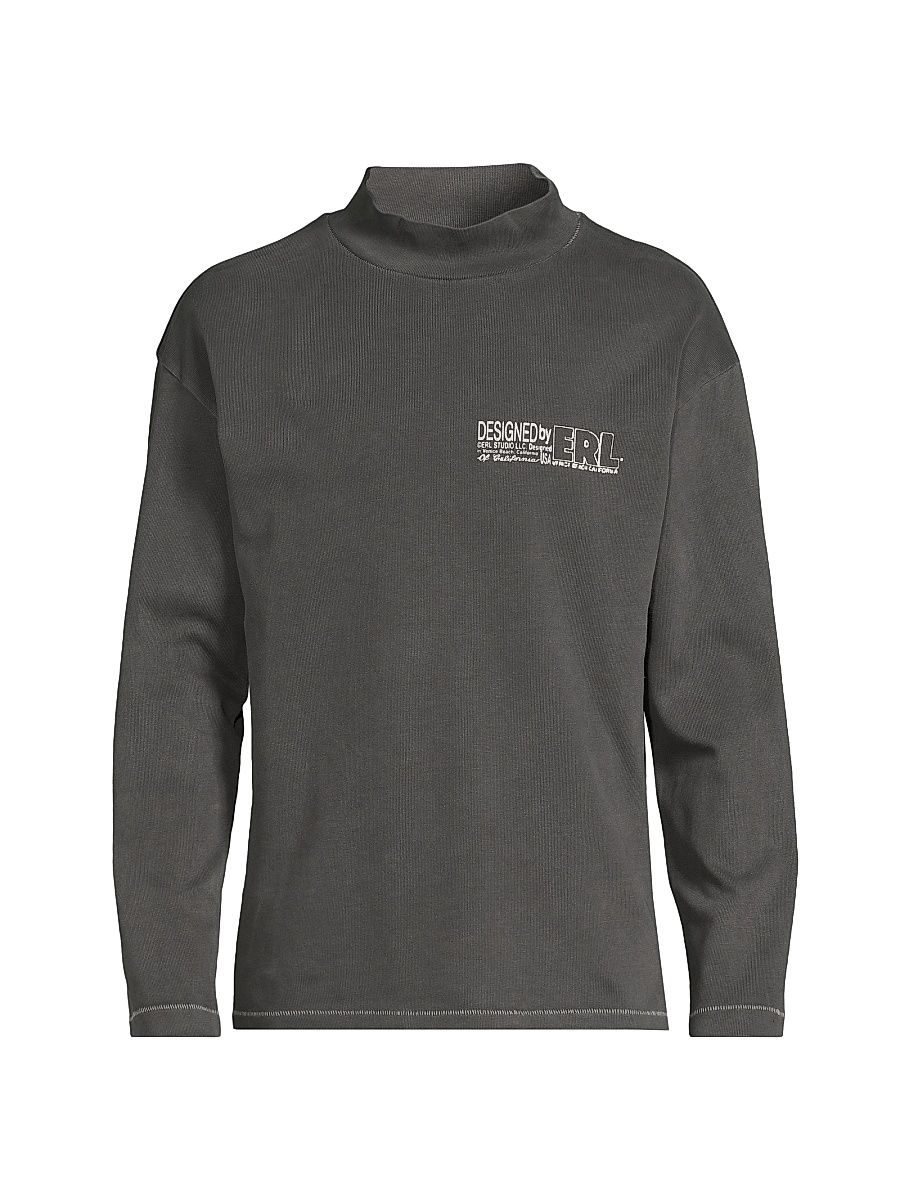 Men's Make Believe Cotton Sweatshirt - Black - Size XS