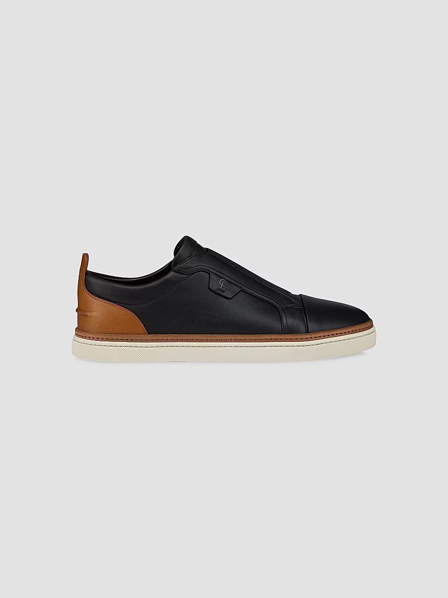 Christian Louboutin Men's Marcontonio Low-Top Sneakers - Black - Size 9