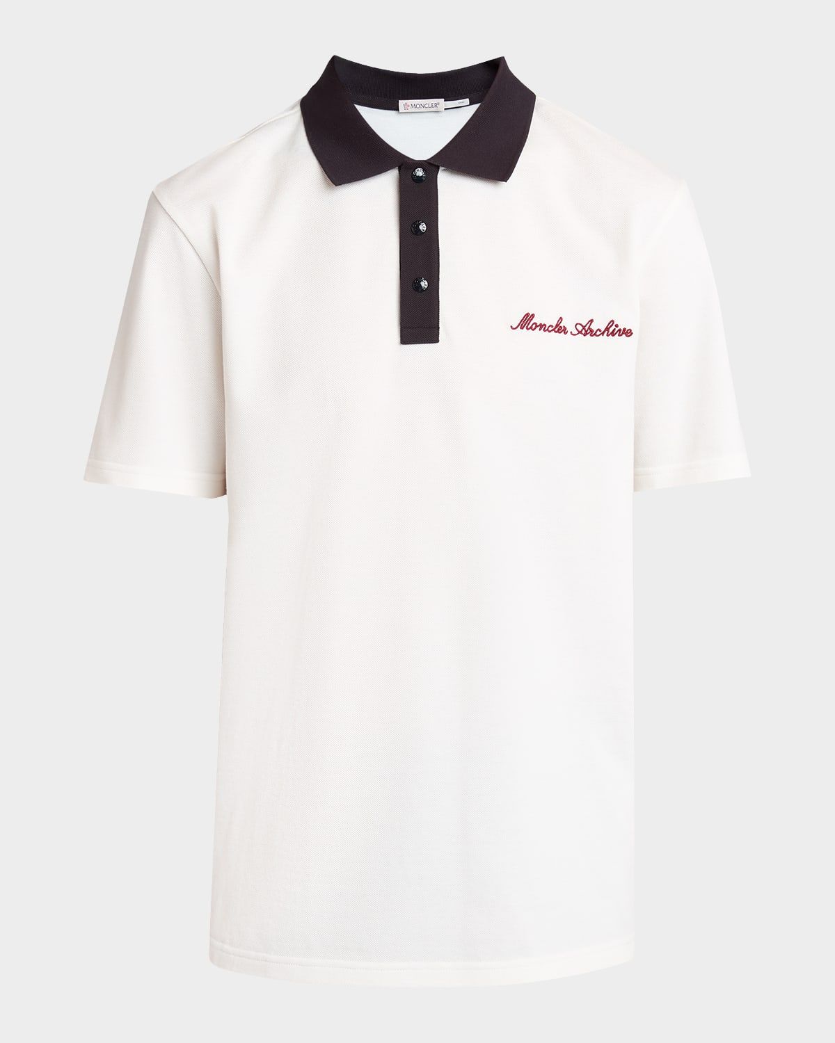 Men & apos;s Moncler Archive Cotton Polo Shirt