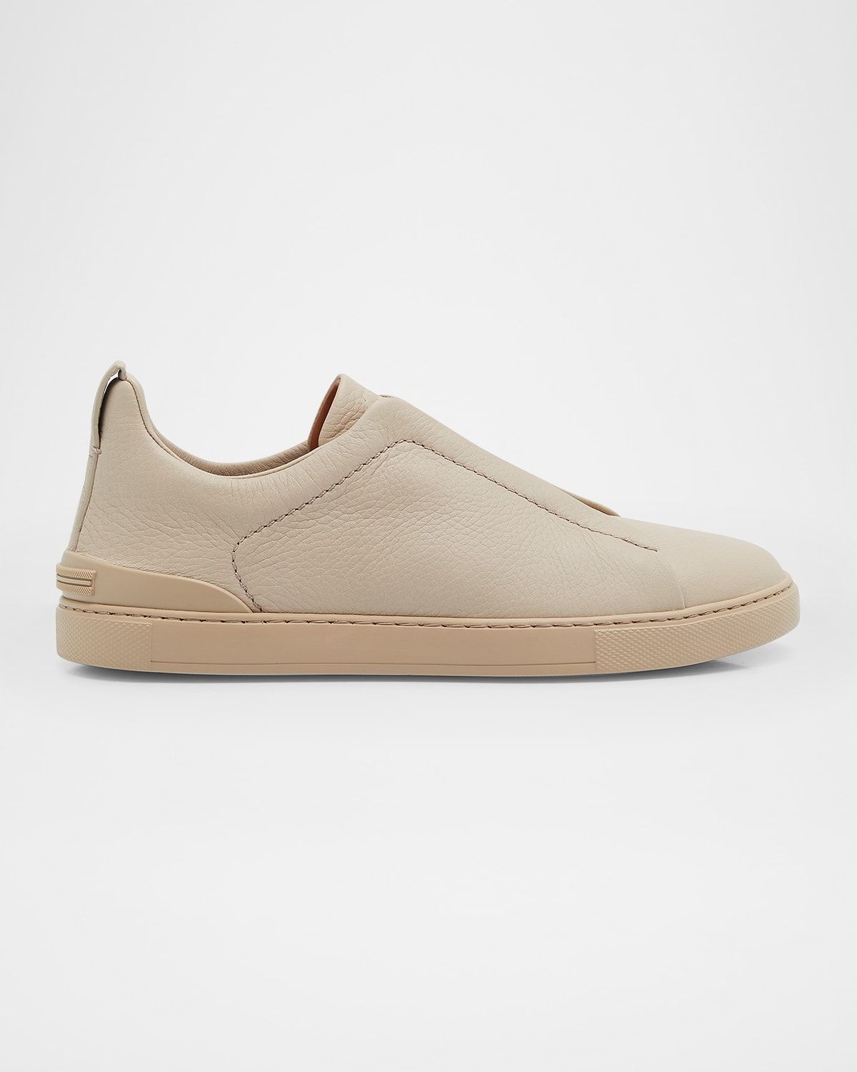 Men & apos;s Triple Stitch Deerskin Leather Sneakers