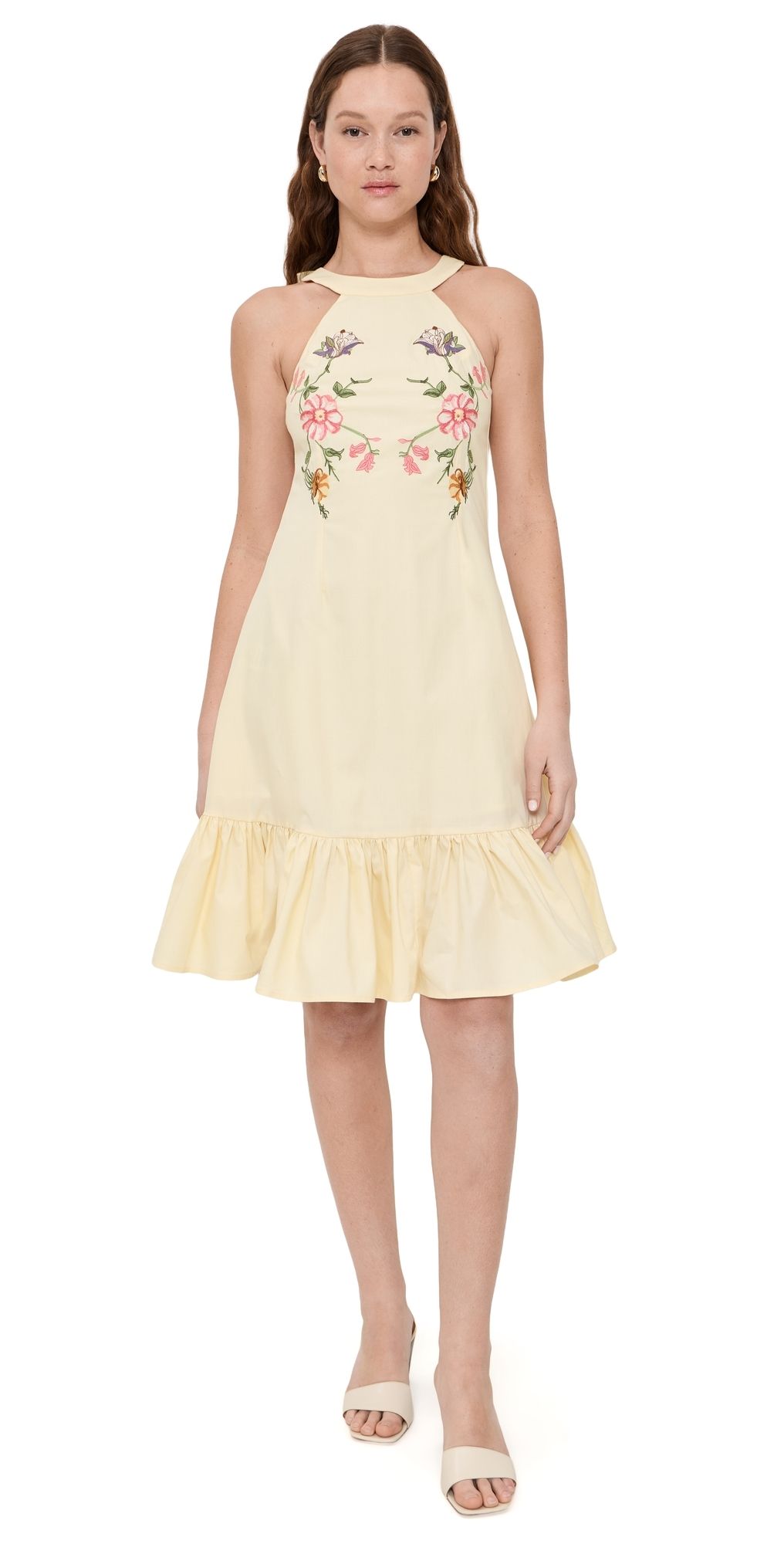 Fanm Mon Peri Dress Lemon Joy L