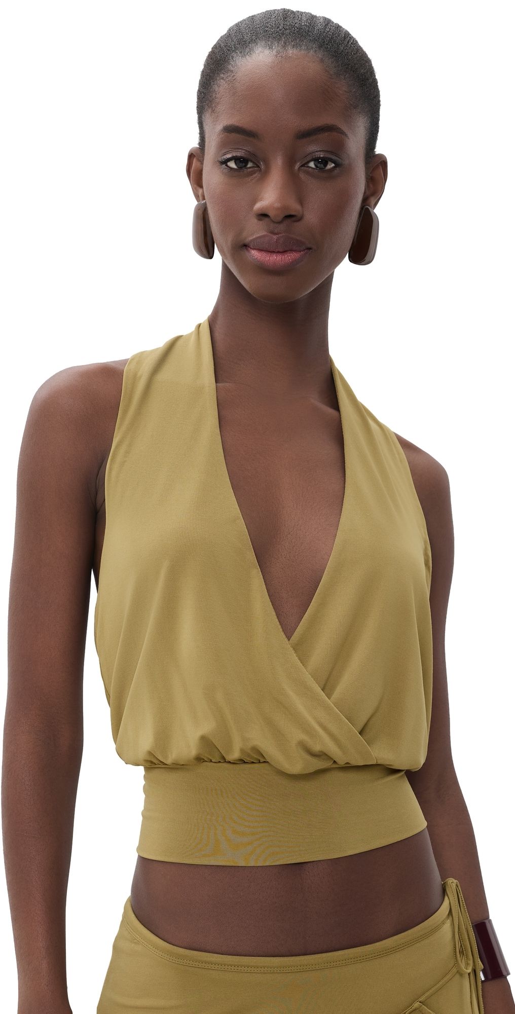 With Jéan Sharni Top Olive M
