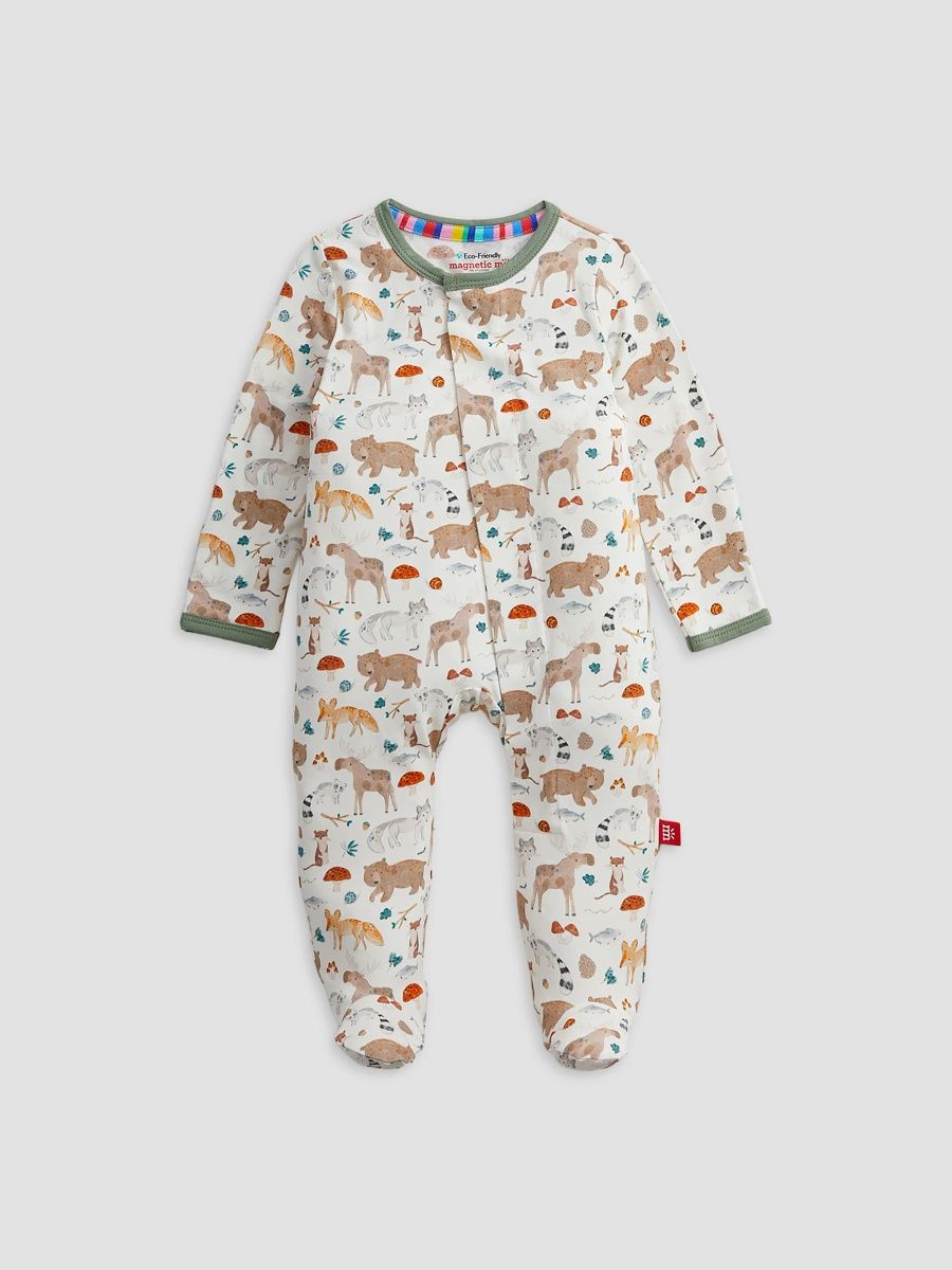 Boy's Baby Boy's Wonderful Wildlife Animal-Print Footie - Multi - Size 18 Months