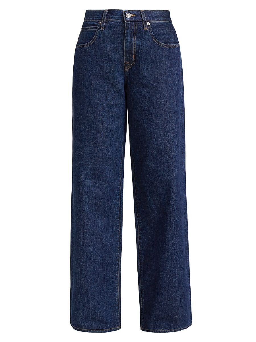 Women's Mica Relaxed Wide-Leg Jeans - Infinite Dream - Size 30