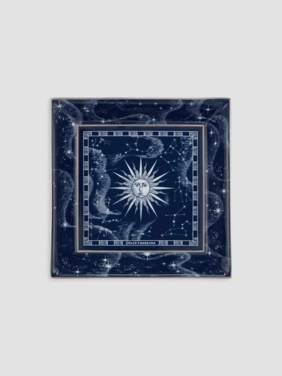 Dolce & Gabbana Zodiaco Porcelain Square Trinket Tray - Zodiaco