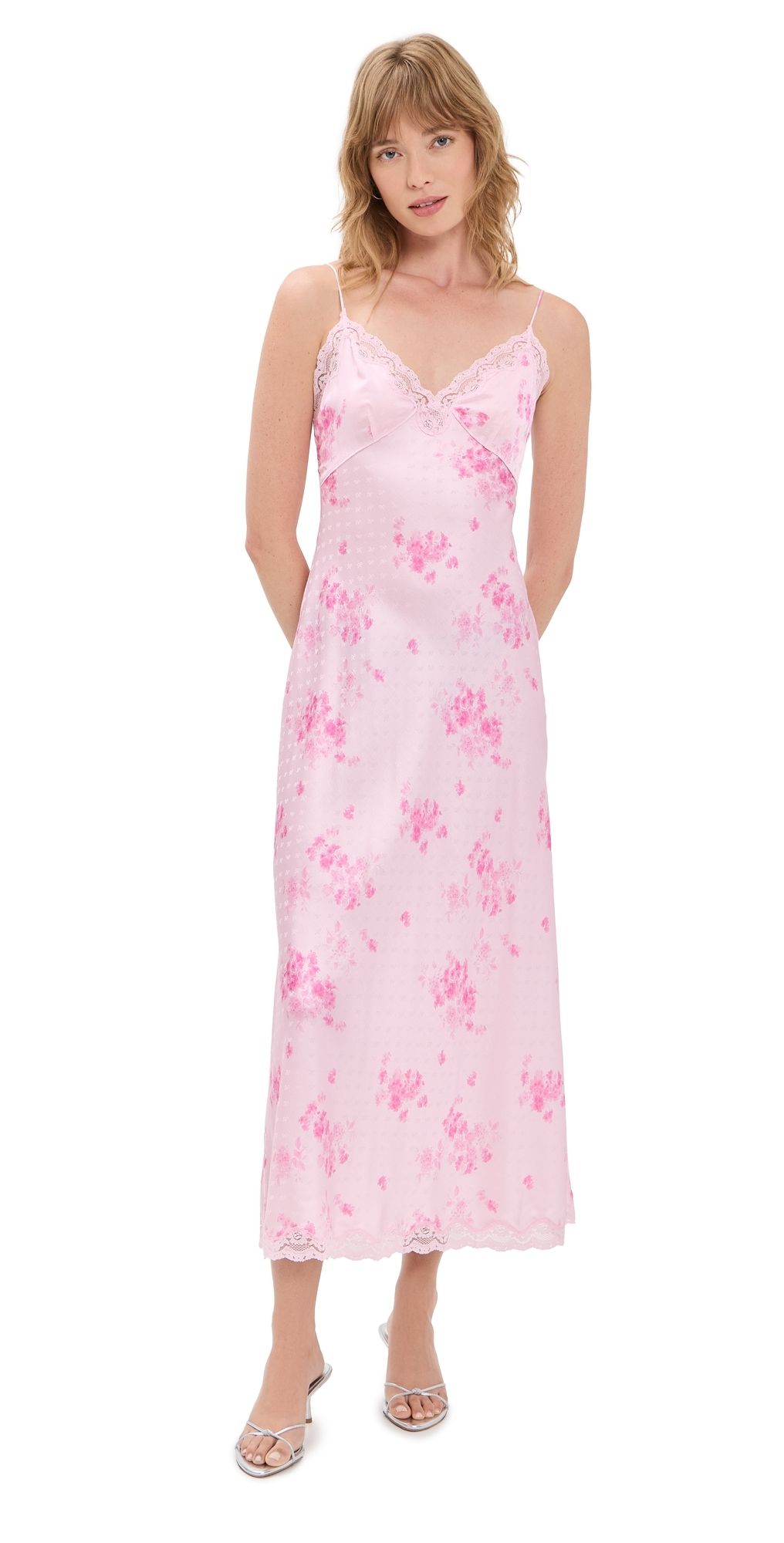 LoveShackFancy Manuela Dress Blushing Blonde S