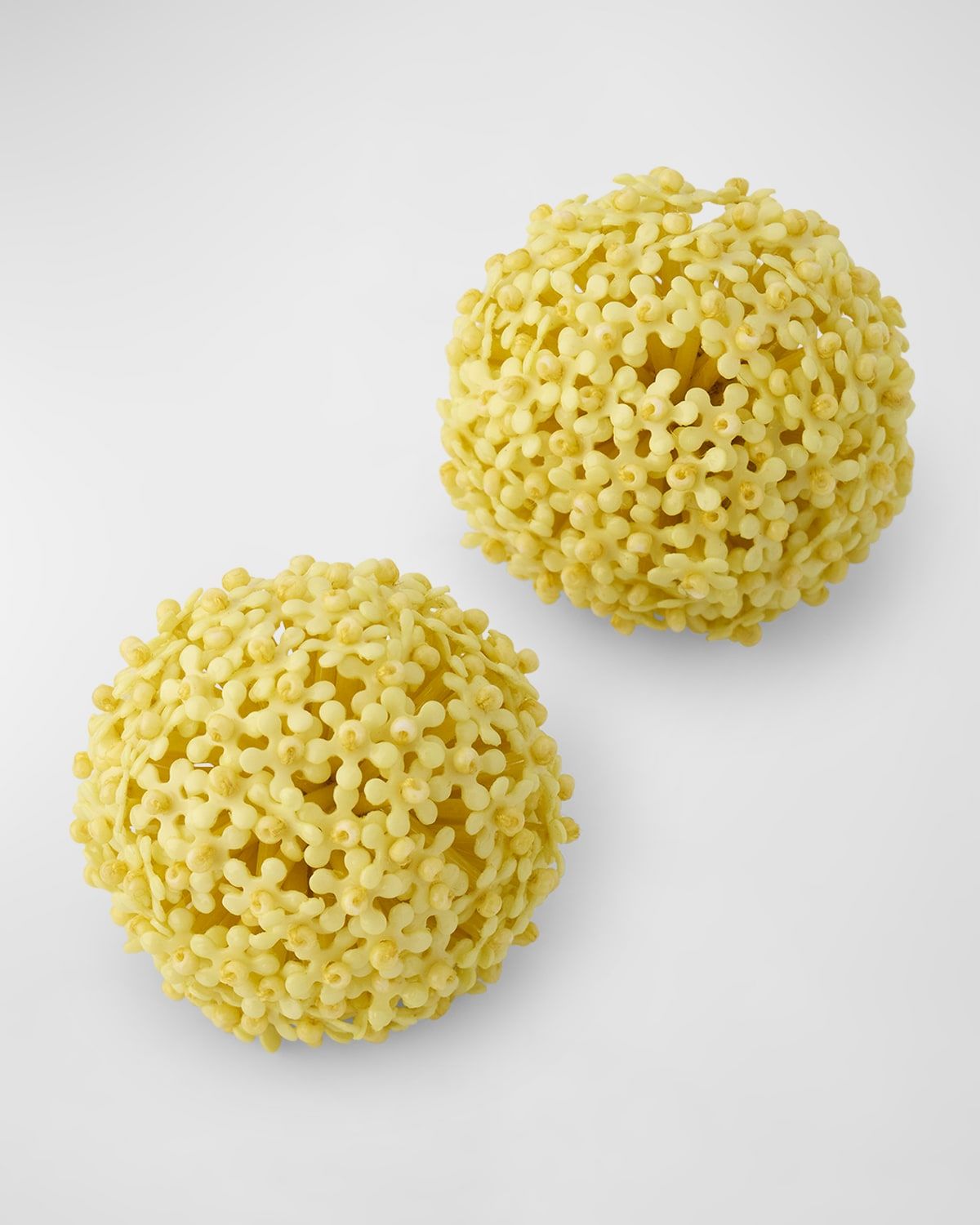 Dandelion Pompom Stud Earrings