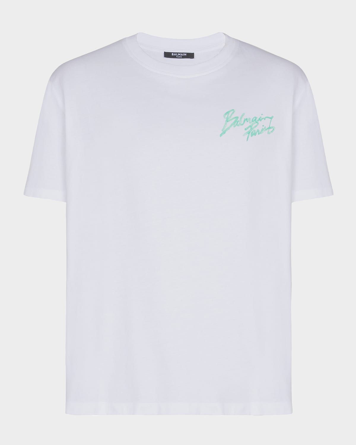 Men & apos;s Balmain Paris Logo Cotton T-Shirt