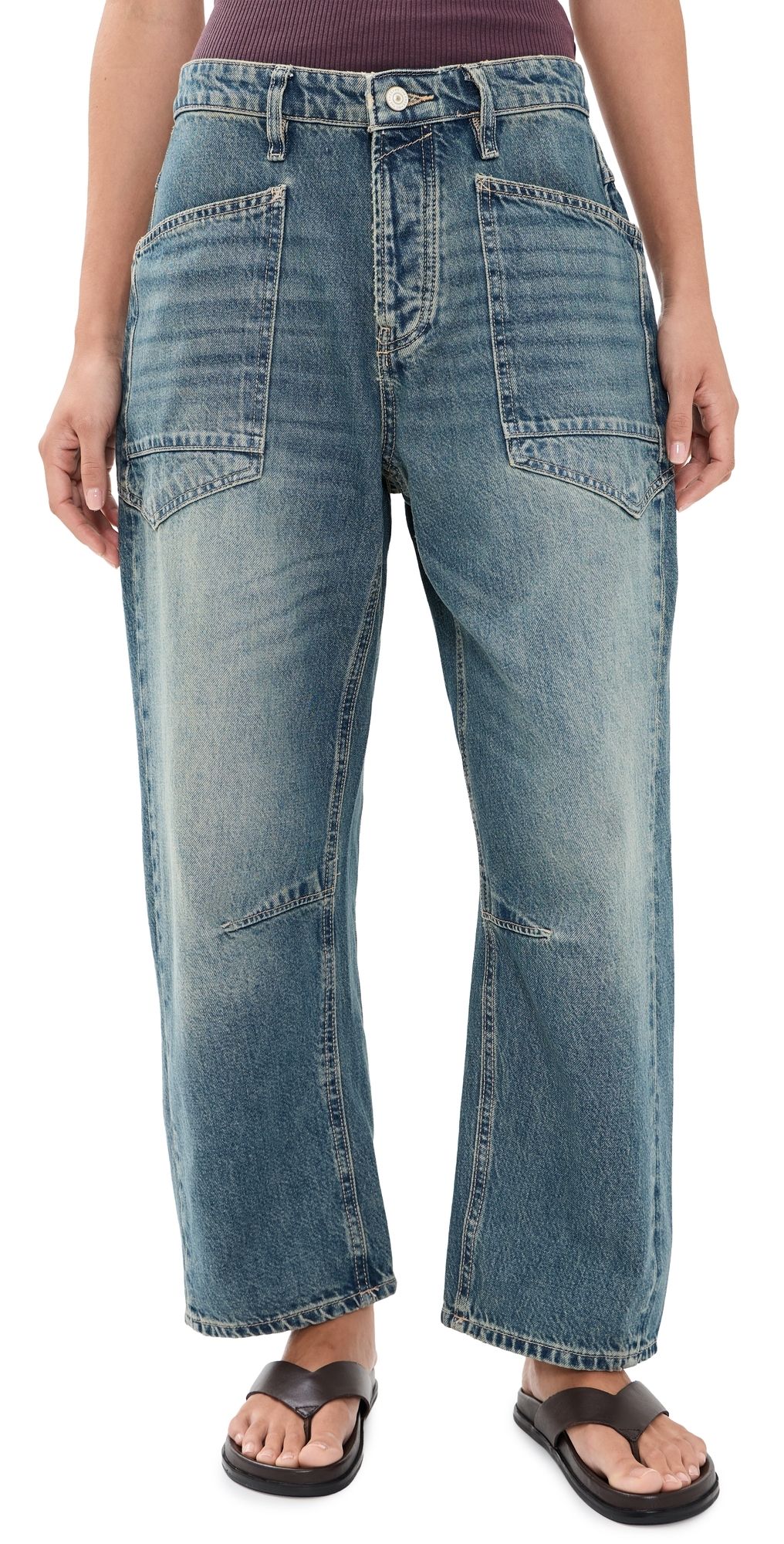 Free People Minimalist Moxie Boyfriend Jeans High Hopes 26