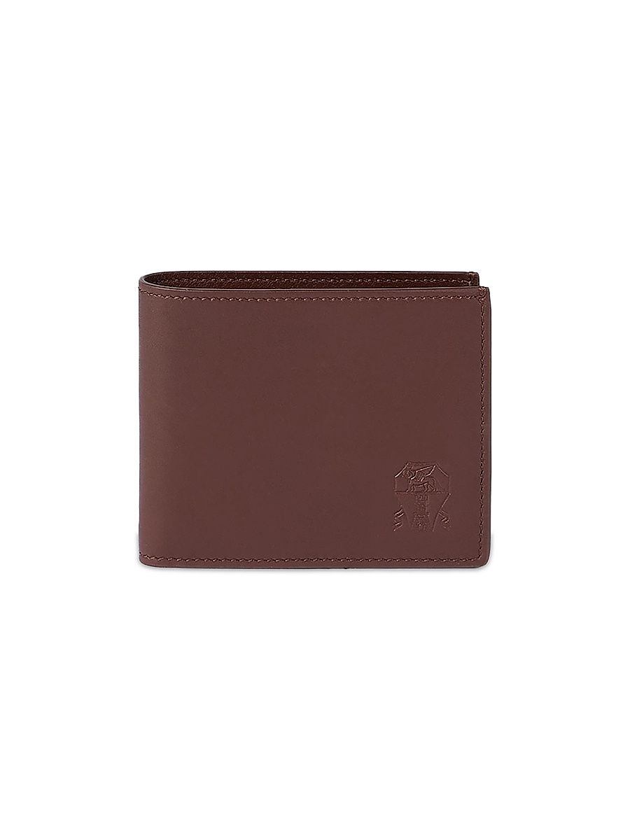 Men's Smooth Calfskin Wallet - Brown
