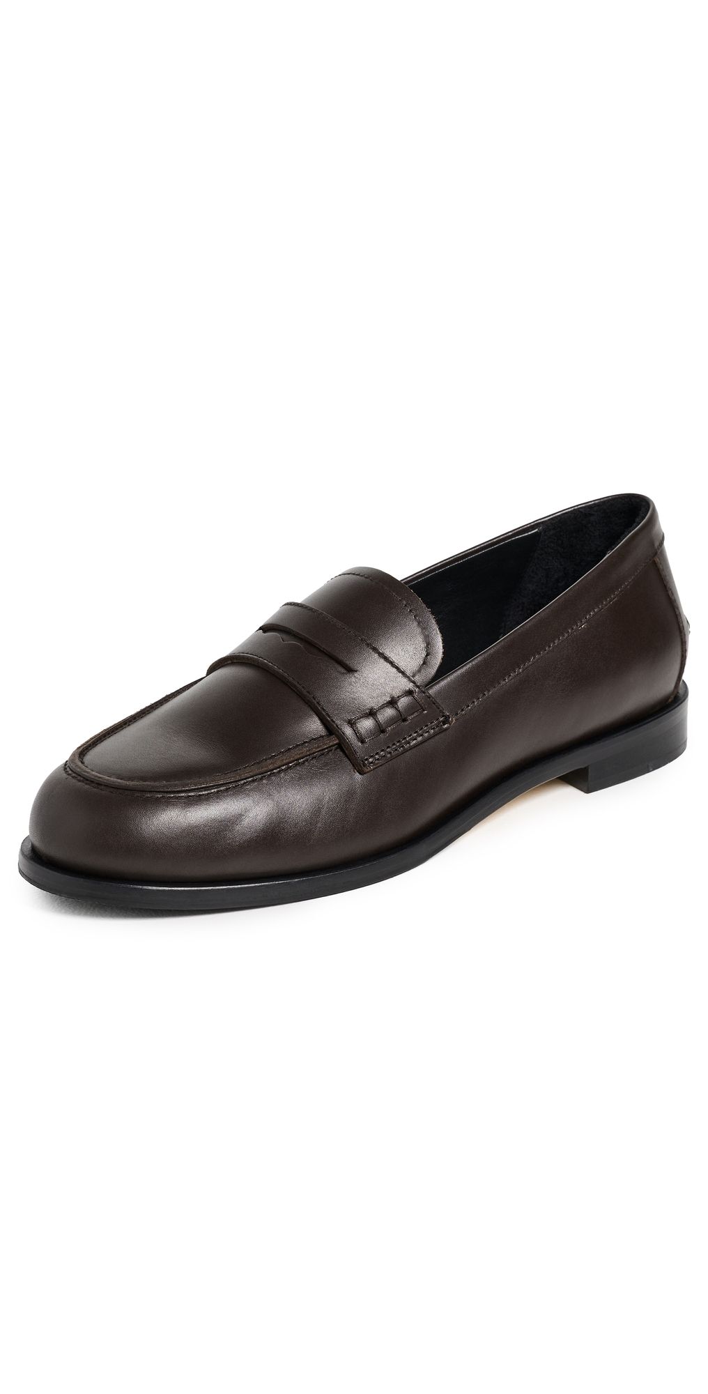 AEYDE Oskar Leather Loafers Moka 37