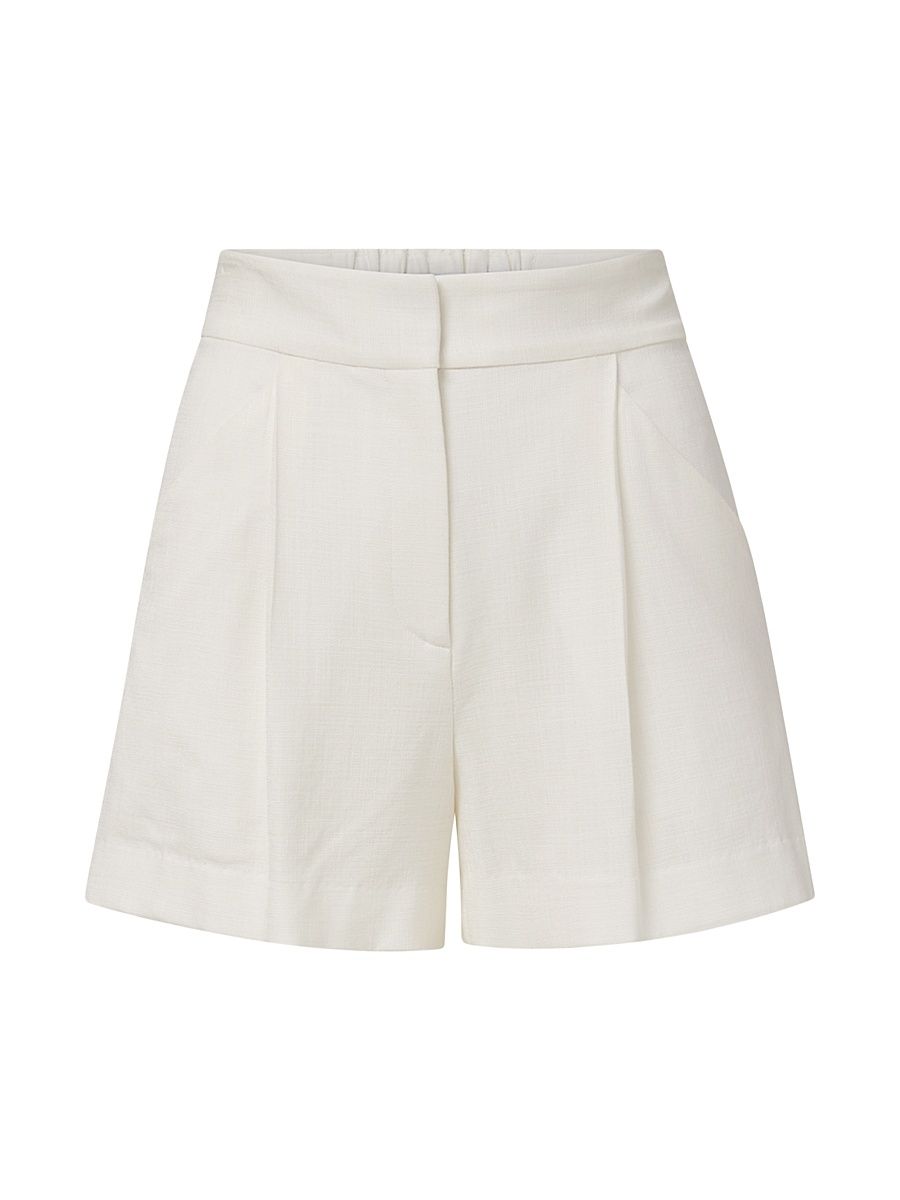 Women's Marbeau Pleated Shorts - Dove - Size 16