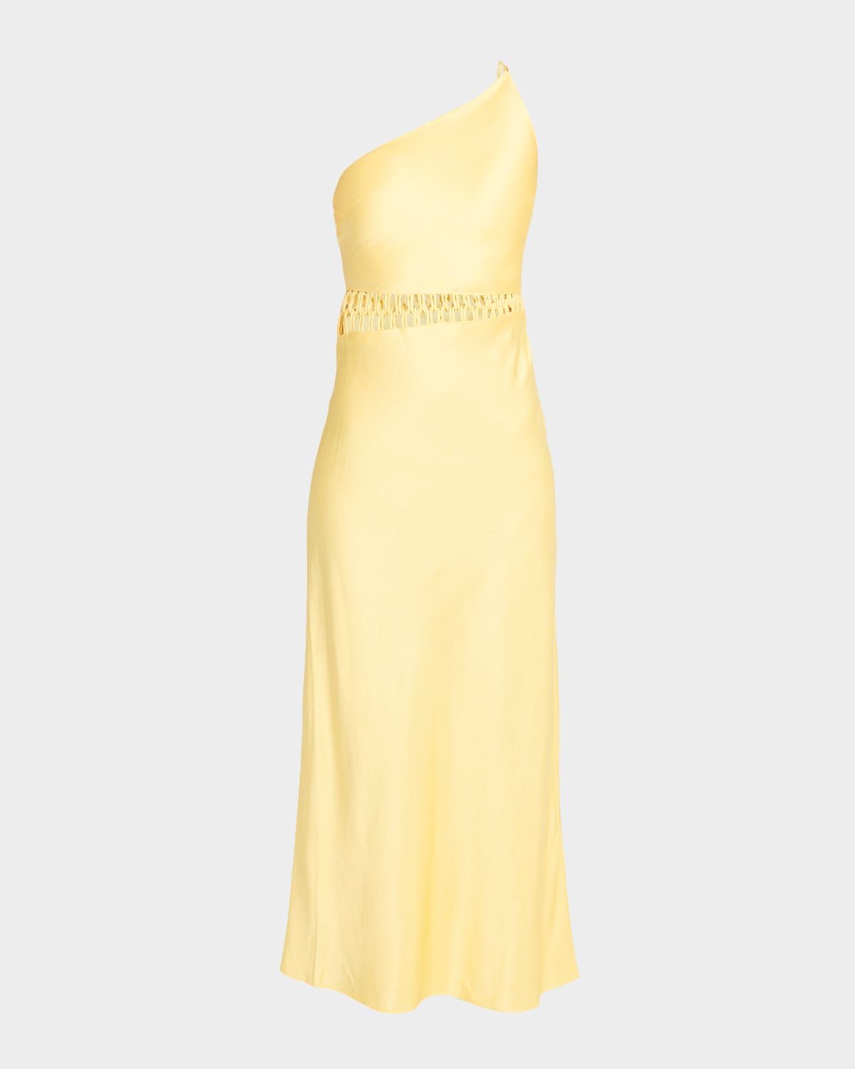 Imali Cut-Out One-Shoulder Maxi Dress