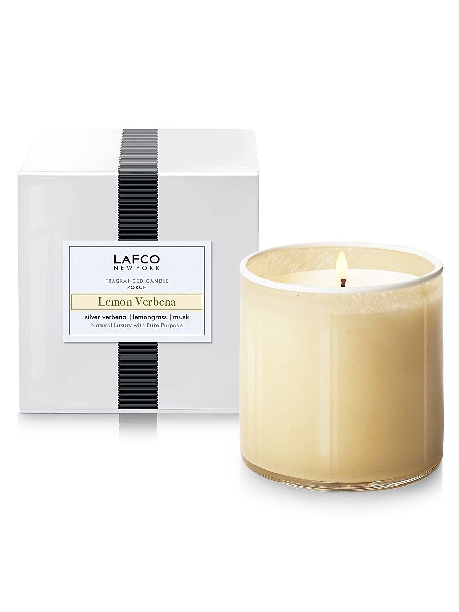 House & Home Lemon Verbana Porch Candle