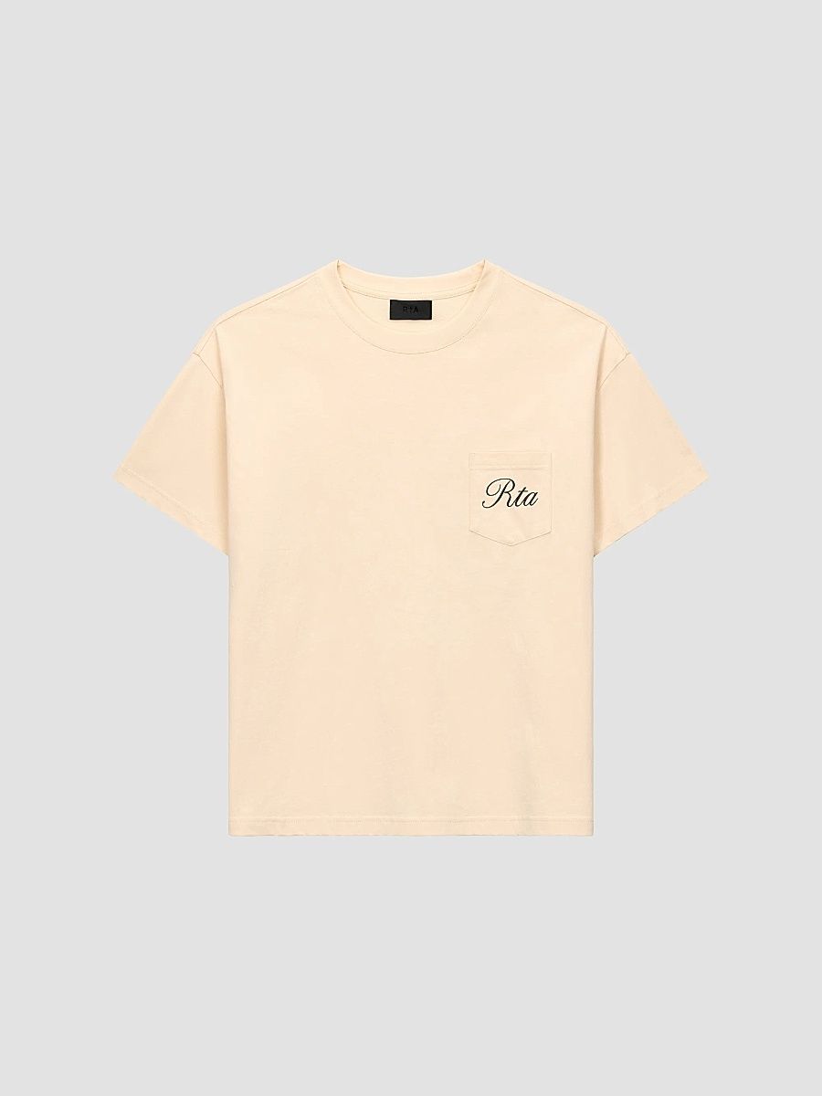 Men's Curva Ultra Printed Cotton T-Shirt - Bone Clockface - Size XXXL