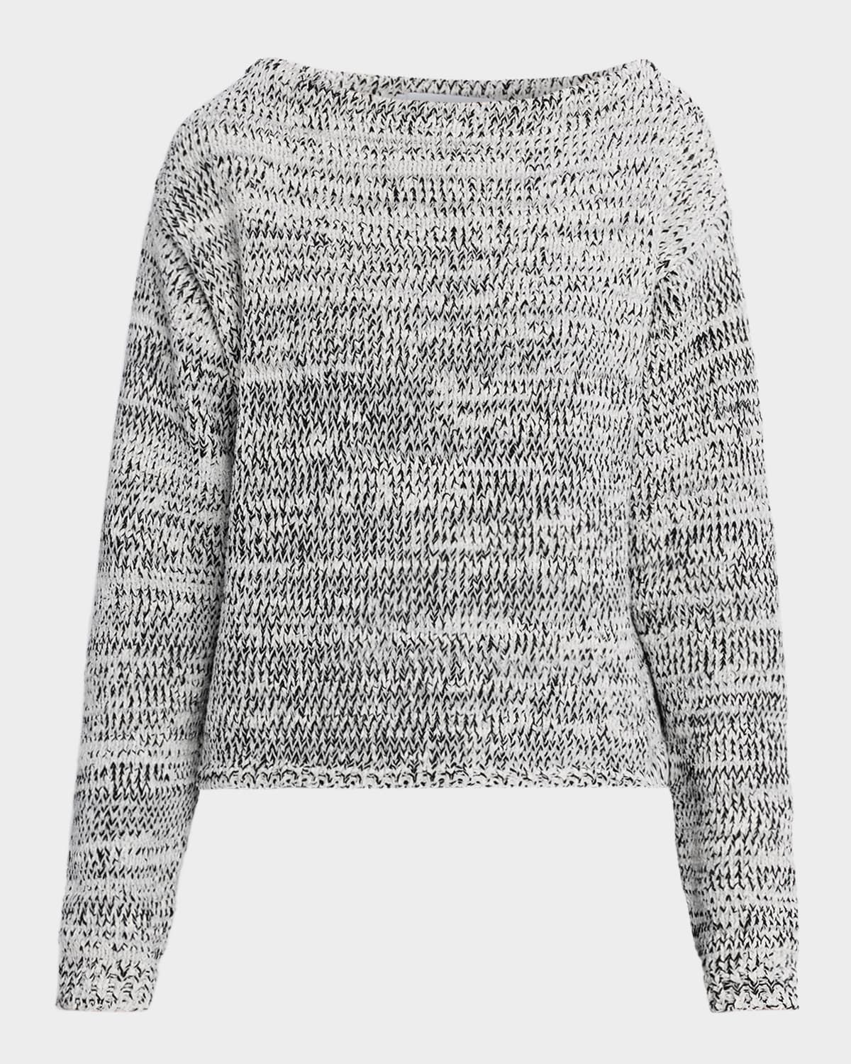 Maddox Melange Knit Sweater