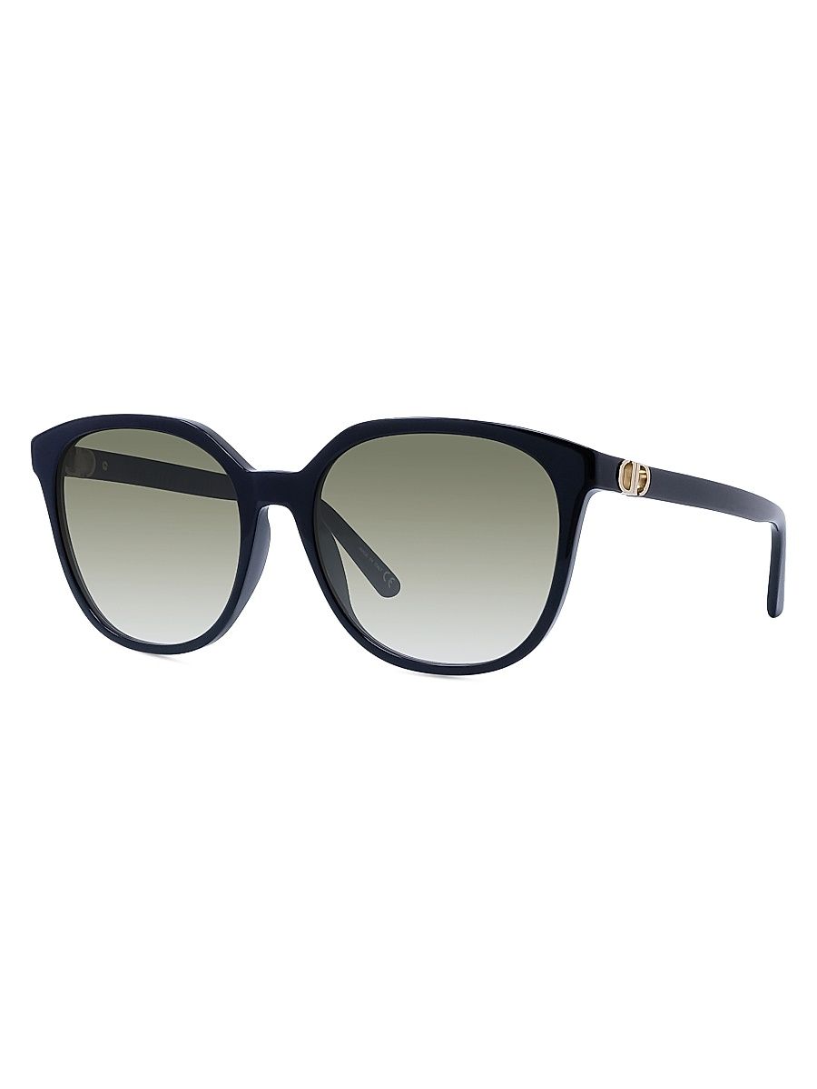 Women's 30MontaigneMini SI 58MM Square Sunglasses - Black