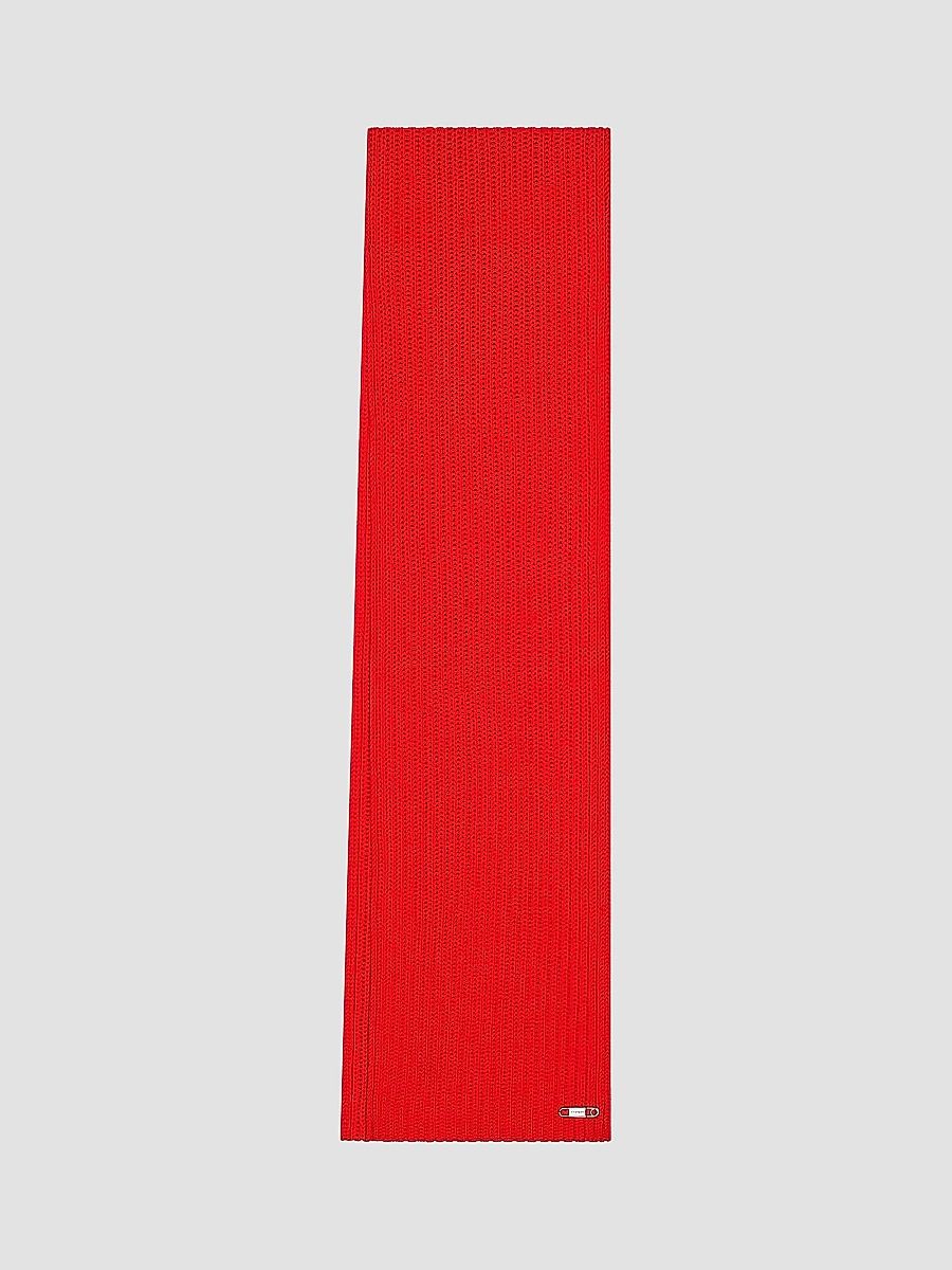 Givenchy Men's Scarf in Wool with Pin - Vermillon