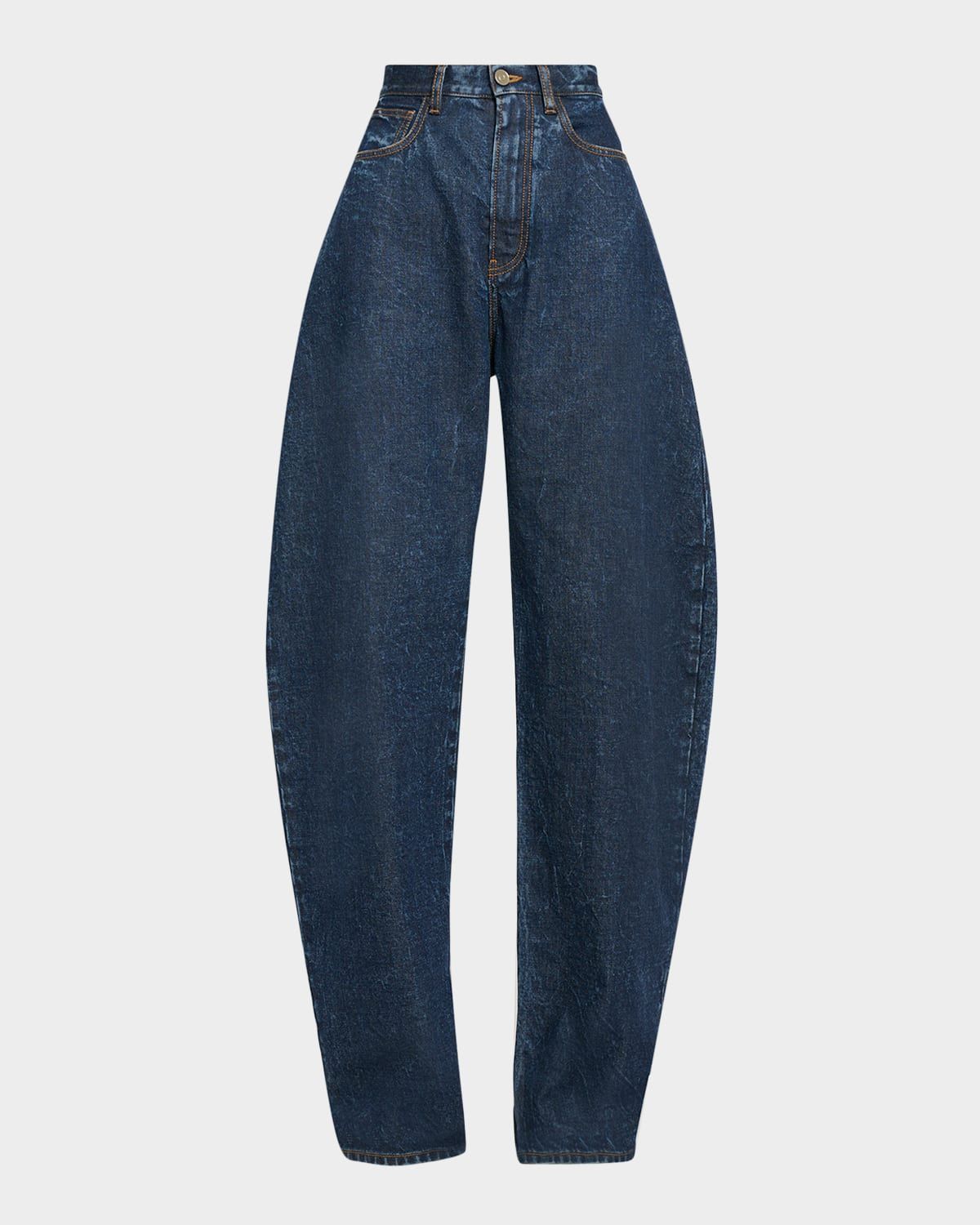 Round Denim Pants