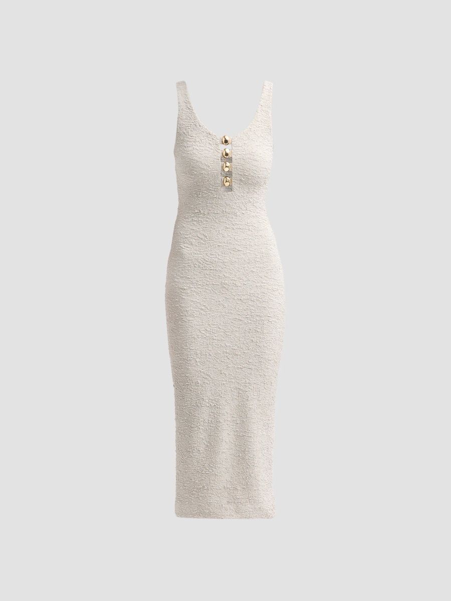 PatBO Women's Silversand Knit Midi Dress - Green - Size Large