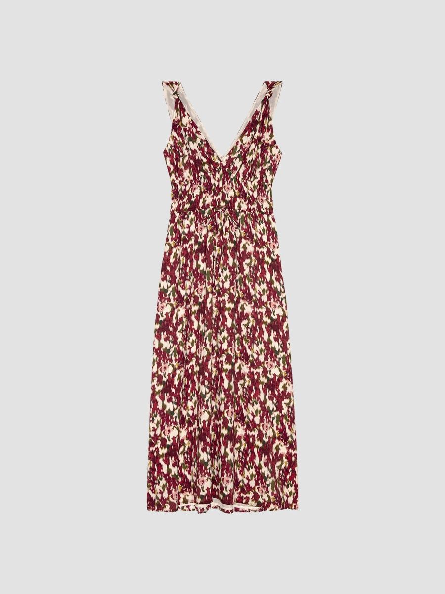 Rails Women's Marciana Floral Midi Dress - Cardinal - Size Large