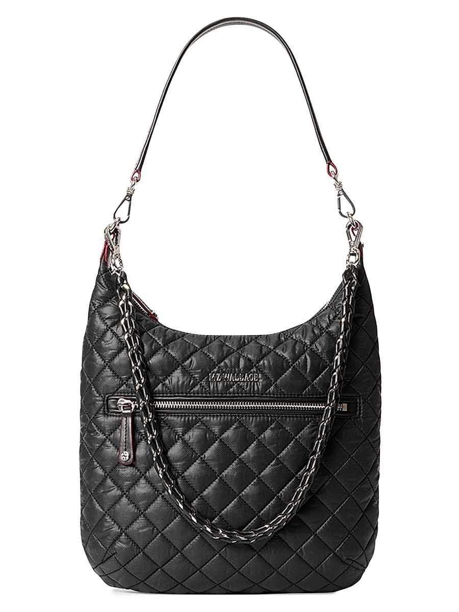 Women's Crosby Sienna Quilted Shoulder Bag - Black